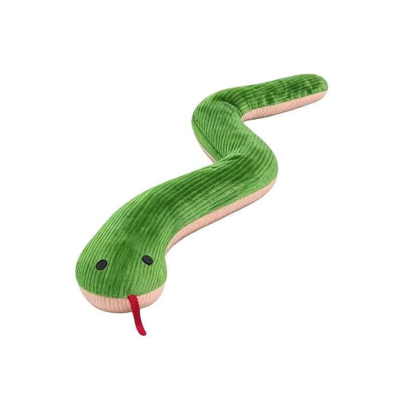 Interactive Snake Crinkle Toy for Cats and Dogs – 16.5'' Long Kitten Kick Toy with Sound, Soft Plush Pet Toy for Indoor Cats Hot